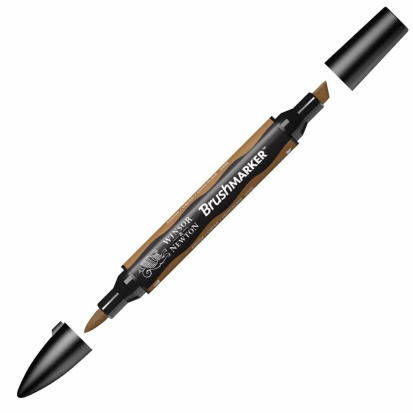 Маркер художественный "Brush", коричневый какао Маркер художественный "Brush", коричневый какао